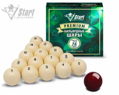 Бильярдные шары Start Billiards Premium РП, 60,3